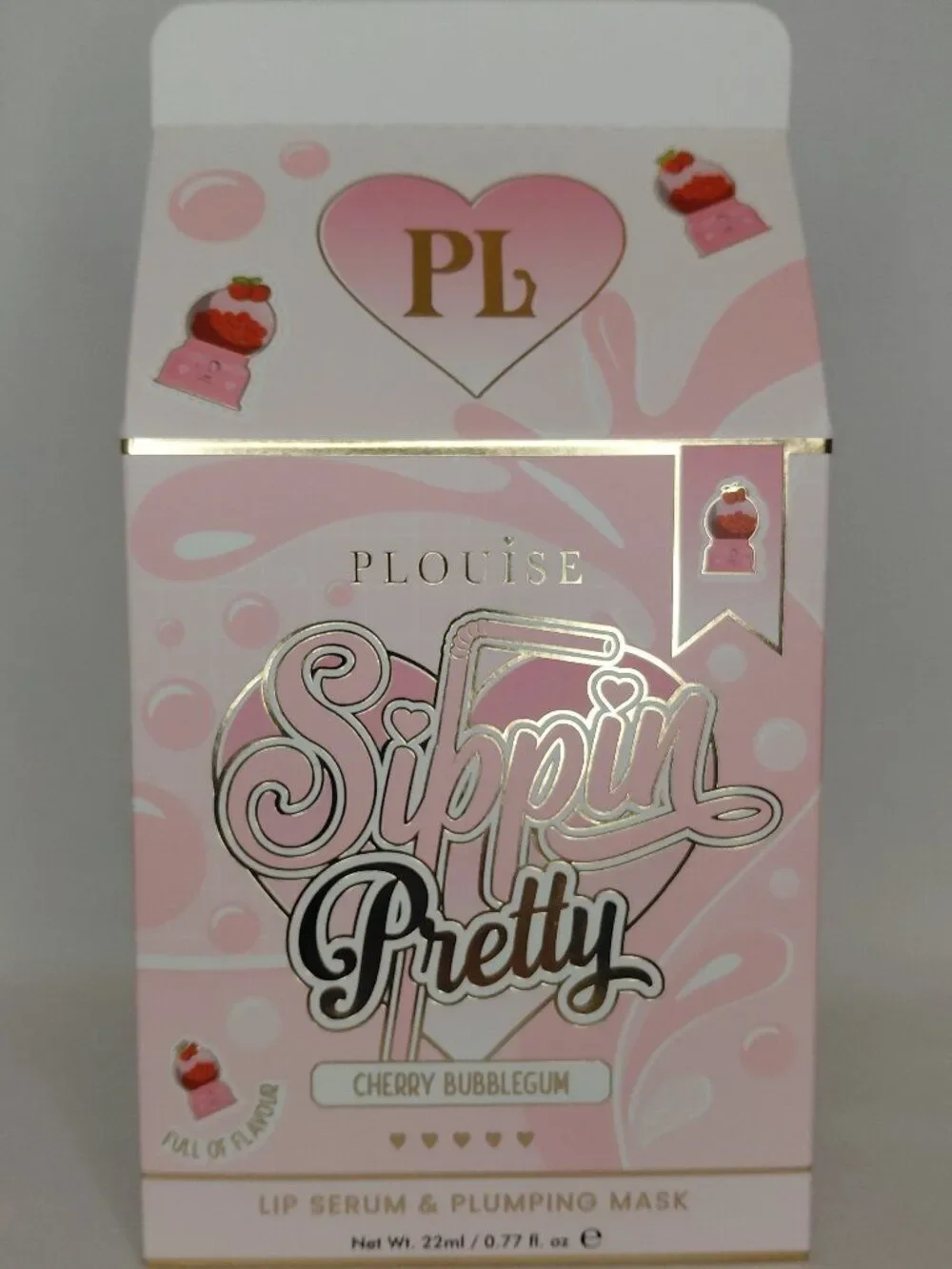 P.Louise - Sippin Pretty Lip Duo - Cherry Bubblegum